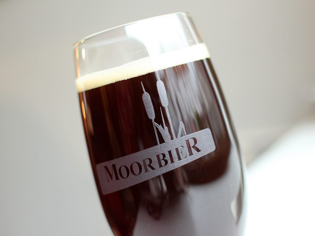 Werbegeschenke Bierglasätzung Moorbier