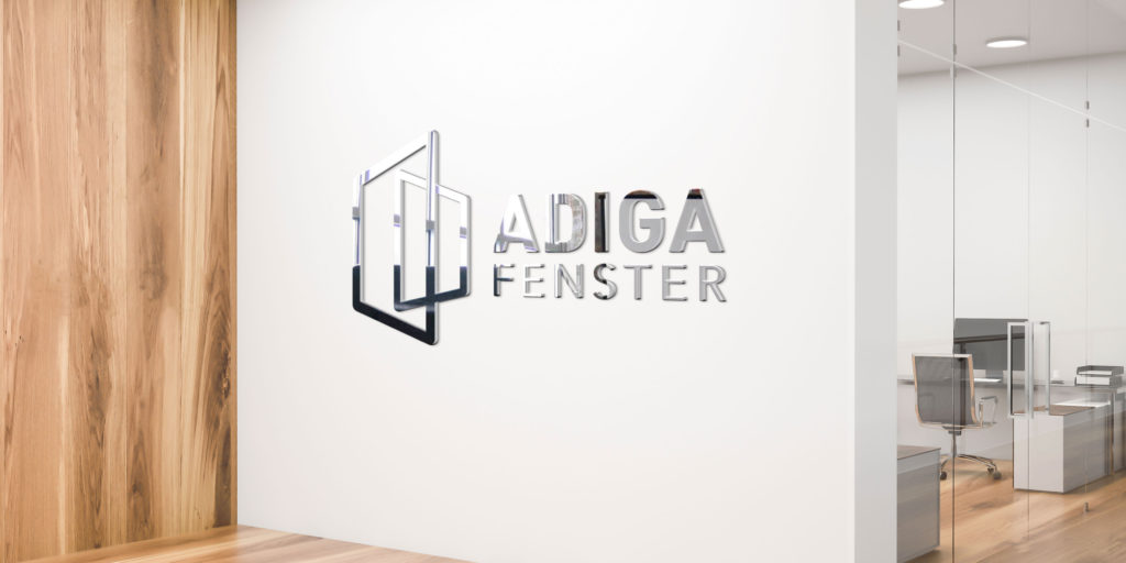 Logoentwicklung Adiga-Fenster